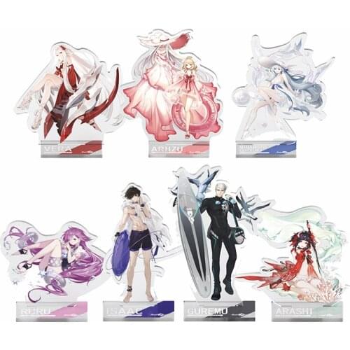 Game Forever Seven Days Eternal City Seyui Yui Flora Stand Figure Anime Cosplay Desktop Model Display Boy Girl HD Toy Decor Gift