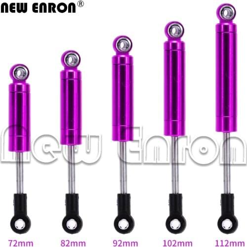 NEW ENRON PURPLE Aluminum Int Shock Absorber Damper 72-112MM 2PCS 1:10 RC Car Tamiya Kyosho Axial HPI Crawlers Trucks CC01 SCX10