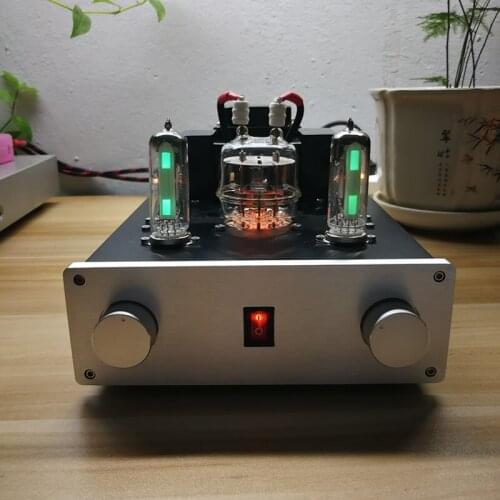 6E2 + FU32 single-ended Class A tube HIFI fever amplifier, output power 3w + 3w sensitivity above 90db