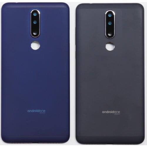 Original Dual SIM Rear Battery Housing Back Door Cover Case Replacement For Nokia 3.1 Plus +Camera Lens Power volume button