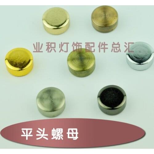 Flat nut M10 internal teeth Advertising screw Glass fixing screw Boring hole nut cap Lighting accessories