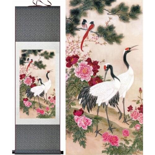 Birds and flower painting Traditional Chinese Art Painting birds and flowers painting art painting Songhe Mudan
