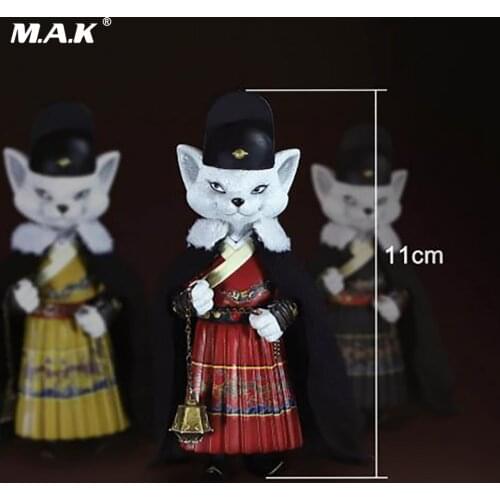 In stock 11cm Ming storm troopers Q version imperial guards Jin Yiwei White Fox for collection