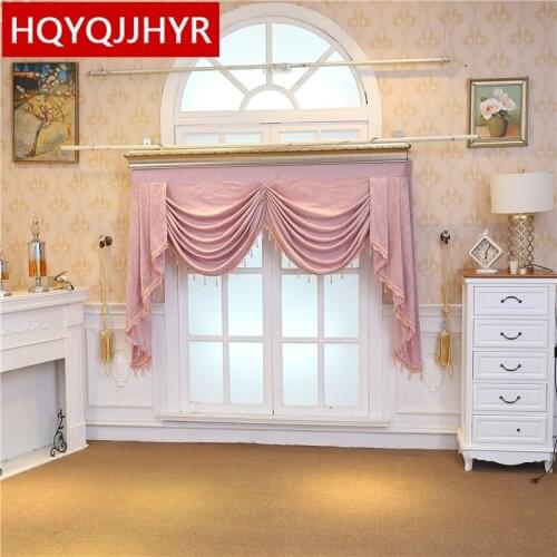 European And American High-Quality Valance For Living Room Bedroom Hotel Apartment Windows Customization Curtain Valance
