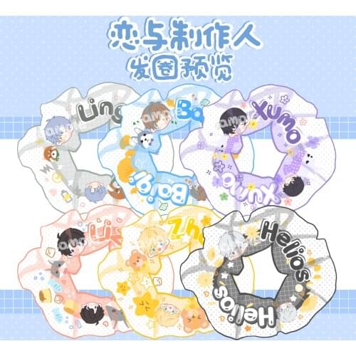 Anime Love and Producer Victor Ling Xiao Hairpins Hair Accessories Hair ring Japanese Double Ponytail Handmade Headwear Gifts