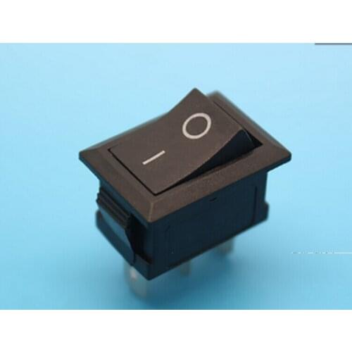 10pcs AC 250V 3A AC 125V 6A 3 Pin ON/OFF I/O SPST Snap in Mini Boat Rocker Switch 21*15mm