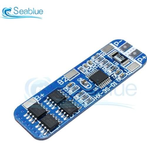 3S 8A 10A 18650 Lithium Battery Protection Board BMS Charger Circuit Board 3.7V 4.2V 10.8V 11.1V 12.6V