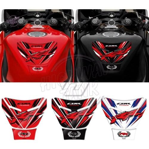 3D Motorcycle Gas Tank Pad Protector Case for Honda CBR1000RR CBR 1000RR Fireblade 2008-2016