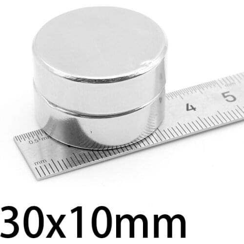 1-5pcs 30x10mm N35 Powerful Super Strong 30mmx10mm Disc Permanent Magnets 30*10mm Round Rare Earth Neodymium Magnet 30*10
