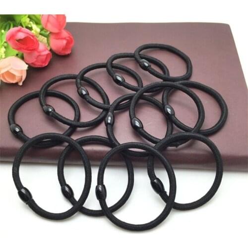 1 Piece Lovely Simple Elastic Bands For Baby Girls Fine Black Rubber Band Creativity Scrunchy Gifts Kids Hair Accessories New