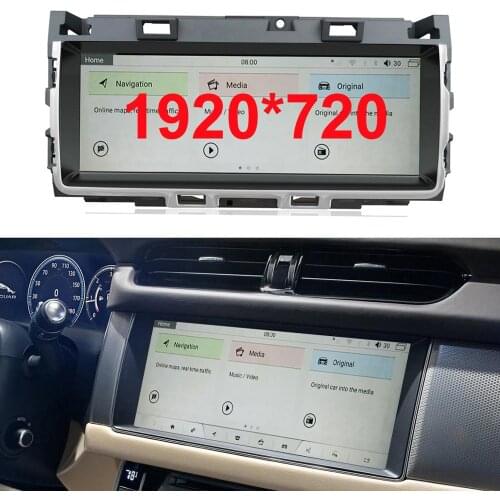 10.25 inch Android 9.0 Upgraded Original Car Screen multimedia Player for Jaguar XF XFL 2016-2018 (Original with no DVD)