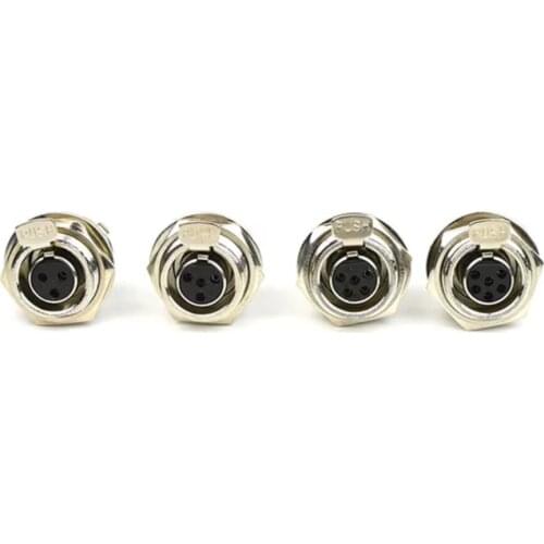 20 Mini Chassis Panel Mount XLR Female Chassis Mounted Socket 3PIN/4PIN/5PIN/6PIN connector