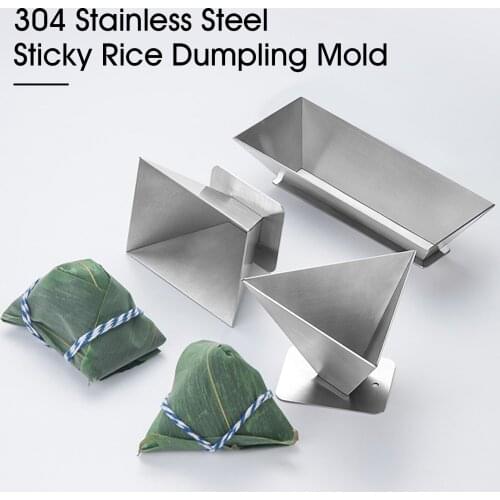 Dumpling Mould DIY Traditional Rice-pudding Baking Stainless Steel Molds Chocolate Mousse Cake Molds Kitchen Accessories Baking