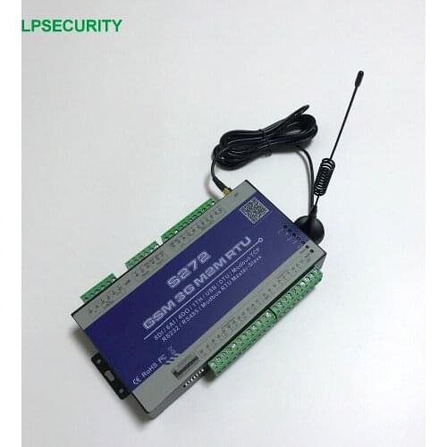 GSM RTU Real-time Monitoing System S272 with RS232 RS485 USB 8DIN 6AIN 4DO 1Temperature input for smart home,free shipping