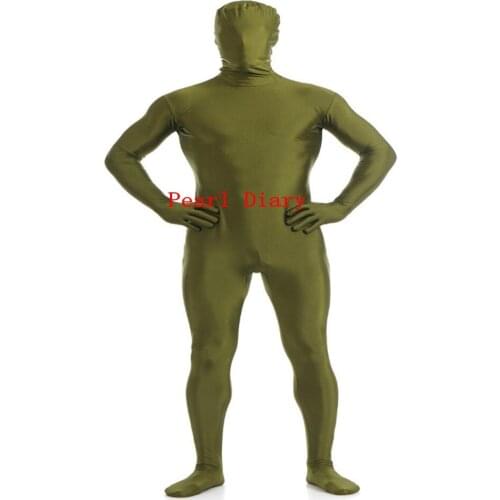 Brand Lycra Halloween Christmas performance costume cosplay full bodysuit tights zentai