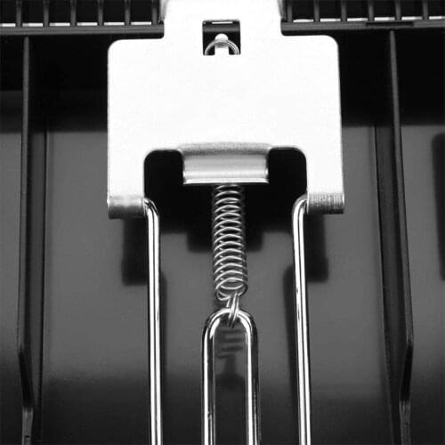 P15D Cash Drawer Register Insert Tray Replacement Cashier with Metal Clip 4 Bills 3 Coins for Petty Cash Money Storage Box