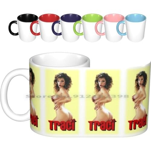Traci , I Love You Ceramic Mugs Coffee Cups Milk Tea Mug Traci Tracey Lil Tracy Trace Tracee Lord Lords 80s Icon Sexy Pinup Xxx