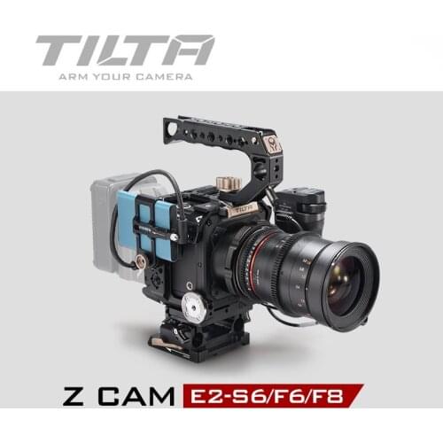 Tilta DSLR camera Cage Black cage for Z-cam E2-S6/F6/F8 TA-T07-C-G Z-cam E2-S6 F6 F8 Rig Nucleus-Nano Motor Side focus handle