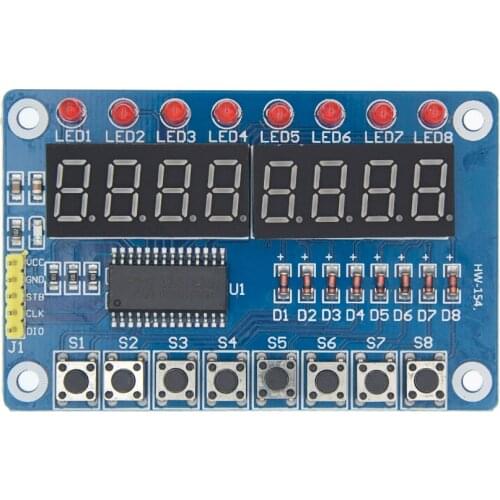 Key Display For AVR New 8-Bit Digital LED Tube 8-Bit TM1638 Module