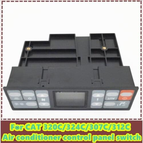 For excavator parts Caterpillar CAT 320C/324C/307C/312C air conditioning control panel air conditioning adjustment button switch