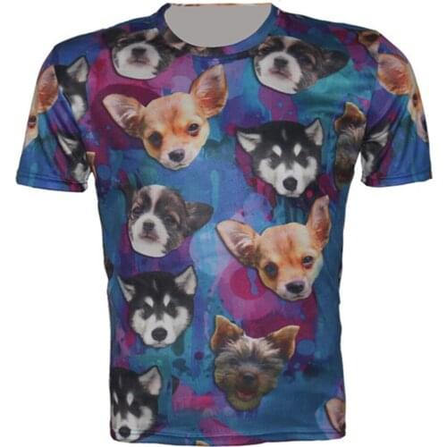 Joyonly New 2019 Summer Baby Girls Boys T shirt Kids Children Animal Dog Deer Cattle Crow Parrot Lovely 3d Printed T-shirt 4-20Y