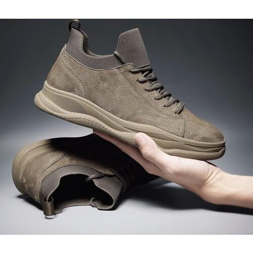 Sapato Masculino Casual Leather Shoes Men Casual Mens Boots For Sneakers Mens Winter Sport Zapatos Cuero Footwear