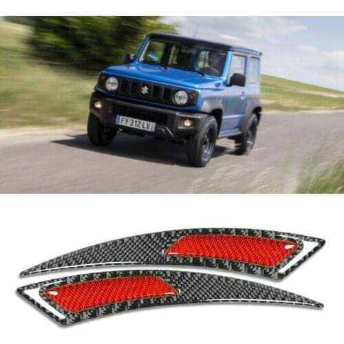 Carbon Fiber Wheel Eyebrow Sticker For suzuki jimny samurai baleno carry ignis forenza reno verona