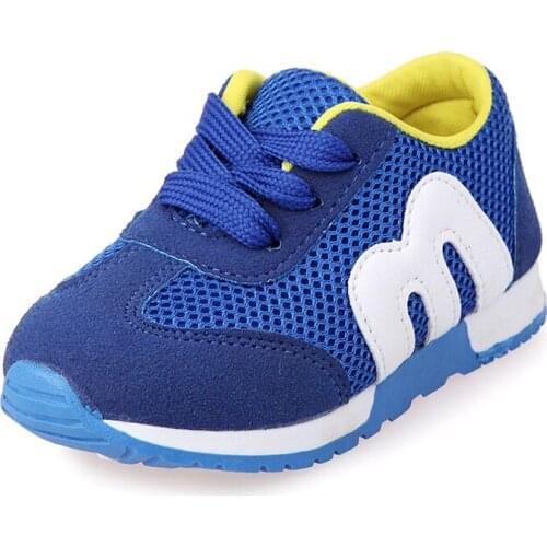 New Hot Children Shoes Girls Boys Sport Shoes Antislip Soft Bottom Kids Fashion Sneaker Comfortable Breathable Mesh BS22