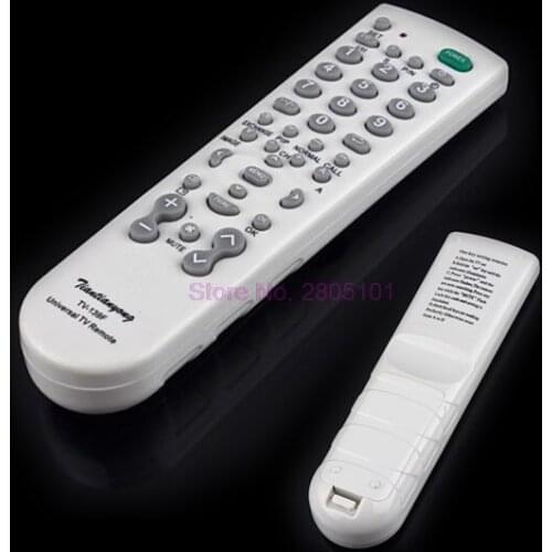 By DHL or EMS 100 pieces Super Version TV Television White Universal Remote Control Universal Controller For TV set
