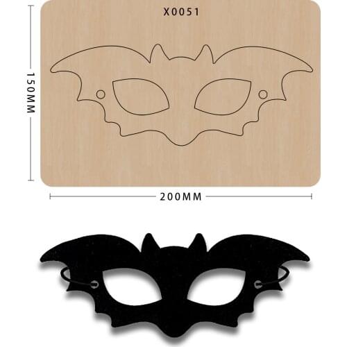 Halloween gift wooden die cut DIY Scrapbooking leather cutting dies handmade crafts Making Decor Supplies Dies Template