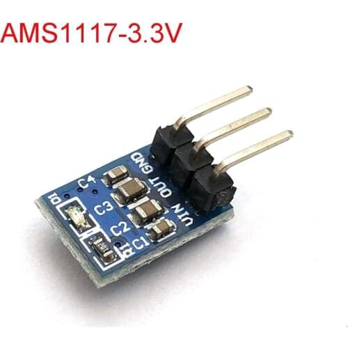 AMS1117-3.3V LDO 800MA DC 5V To 3.3V Step-Down Power Supply Module