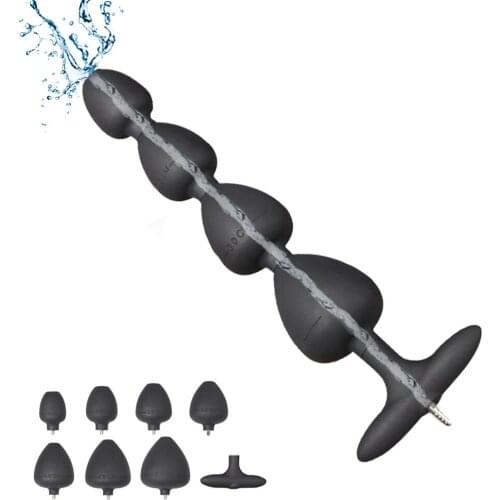 Silicone Detachable Anal Beads Anus Big Long Enema Anal Plug Vaginal Stimulate Prostate Massage Sex Toys For Men Women Gay