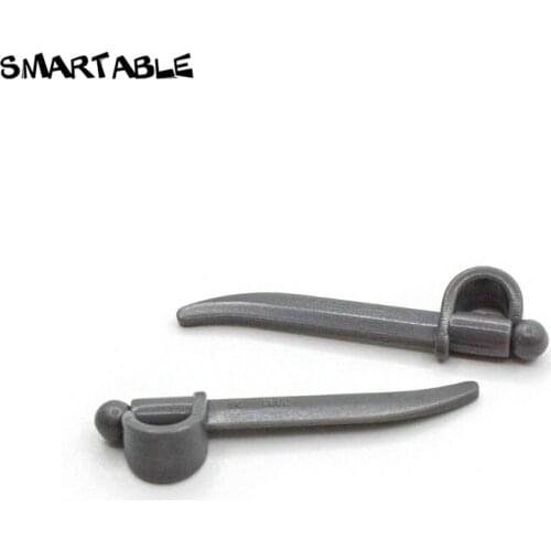 Smartable Figure Sword Cutlass Building Blocks MOC Parts Brick Toy Compatible 2530 80pcs/Lot