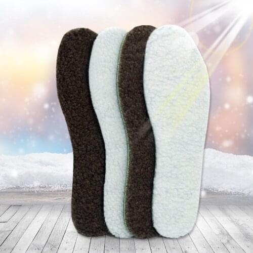 Sports Insoles, Breathable, Cushioning, Sweat-absorbing, Warm Wool Insoles