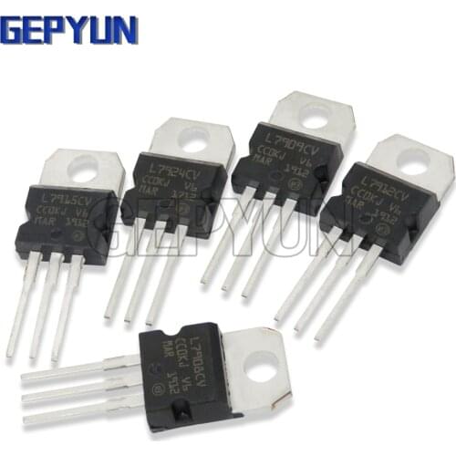 10PCS L7905 L7906 L7908 L7909 L7912 L7915 L7924 LM317T gepyun Transistor TO-220 TO220 L7905CV L7906CV L7908CV L7909CV L7915CV