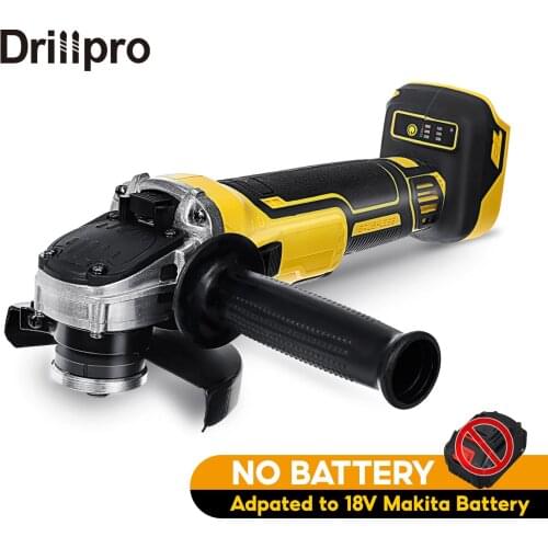 800W 18V 125mm Brushless Cordless Impact Angle Grinder Variable Speed For Makita Battery DIY Power Tool Cutting Machine Polisher