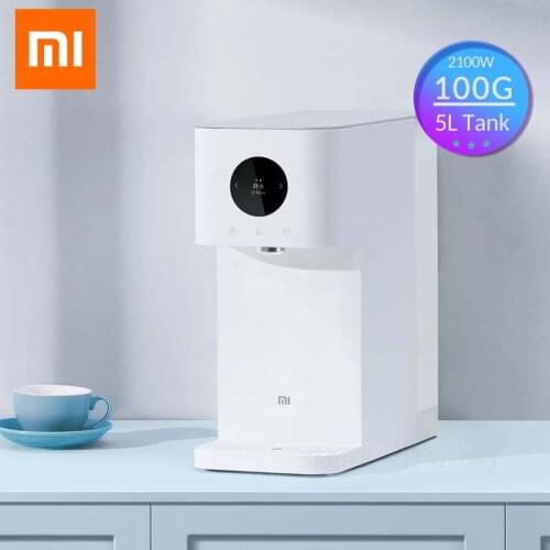 Xiaomi Smart Desktop Instant Heating Drinking Fountain 5L 100G RO Filter 2100W Hot Water Purifier Direct Drinking OLED Display