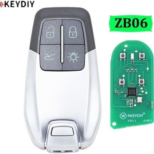 KEYDIY Universal Smart Key ZB06 ZB06-4 for KD-X2 Car Key Remote Replacement Fit More than 2000 Models