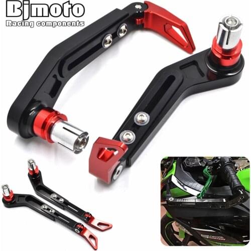 Bjmoto Universal Adjustable 22mm Handle Bar brake Clutch Lever Protector Guard for Yamaha YZF R1 R6 R3 R25 MT03 MT25 motorcycle