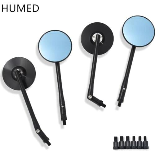 High Quality Retro coffee Motorcycle Modified Universal CNC Adjustable Rearview Mirror Reflector