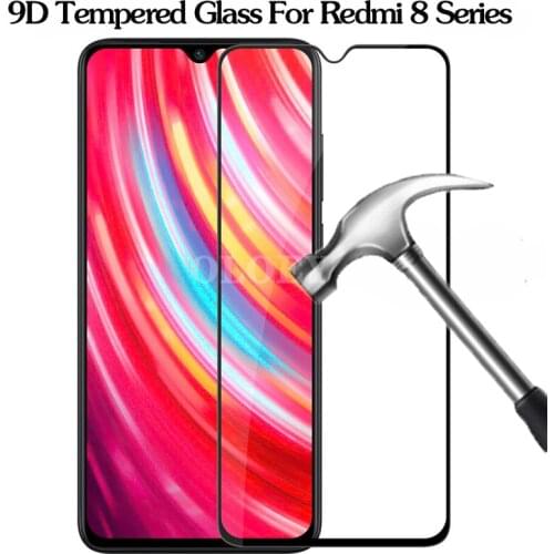 Xiomi Redmi 8 a 8a 9D Glass Screen Protector For Xiaomi Redmi Note 8 pro / Note 8 / Note 8t Screenprotector Red Mi Tempered Film