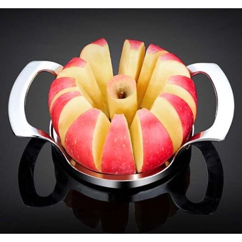 1pcs Apple Cutter Stainless Steel Fruit Slicer Apple Corer Pear Cutters Knife Peeler Cut Tool New