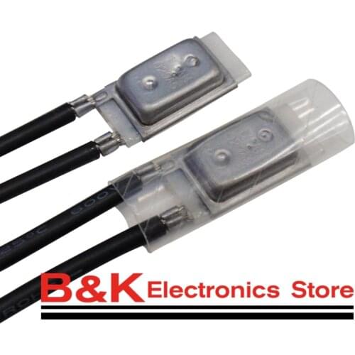 17AM 60-180C 17AM019A5 Normally Closed Overheat Protector Motor Power Temperature Switch 60C NC 10A 250V Manual Reset Switch