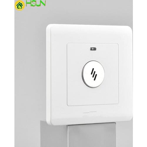 86 type Acoustooptic switch Corridor induction delayed Household LED energy saving lamp 220V Sound control switch panel