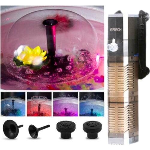 Sunsun Aquarium Filter Pump Super 5 In 1 Fish Tank Submersible Air Oxygen Internal Pump Aquarium diving fountain pump for filter