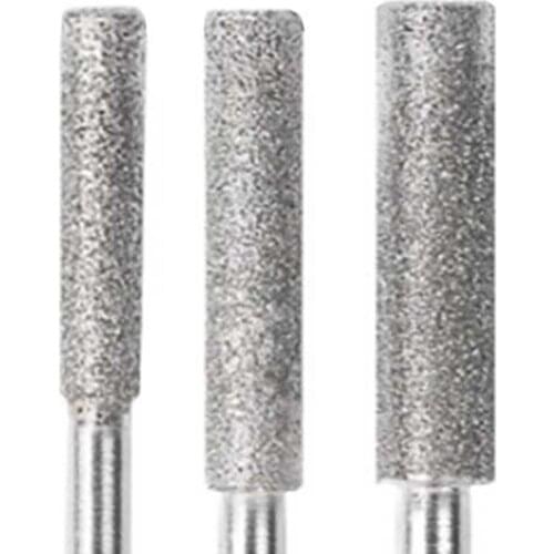 4/4.4/5MM Diamond Chainsaw Grinding Head Sharpener Polishing Burr Stone File Chain Saw Power Tool