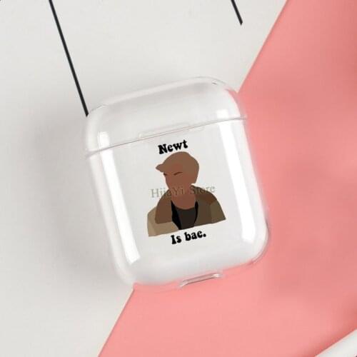 The Maze Runner Newt Cases For Apple AirPods 1 2 Case Clear Wireless Bluetooth Earphone Case Protective Shell