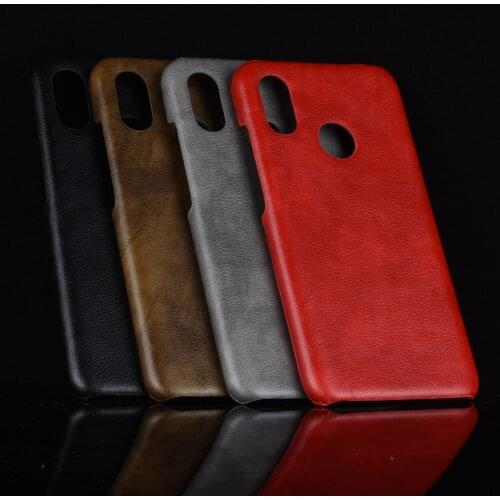 For Xiaomi Mi Max 3 Case Xiaomi Mi Max3 6.9"Retro PU Leather Litchi pattern Skin PC Hard Cover For Xiaomi Mi Max 3 Phone Case