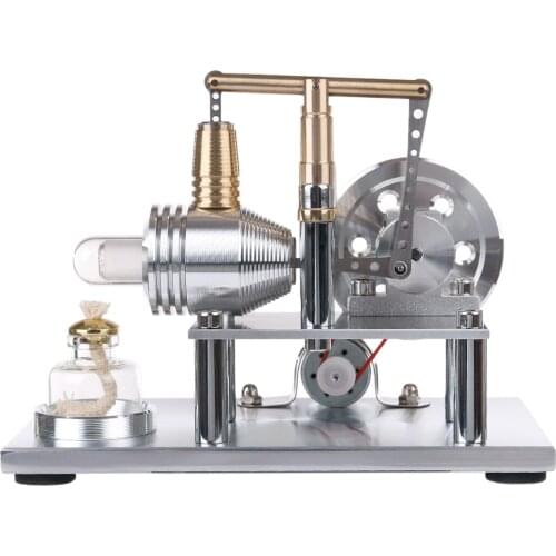 Balance Stirling Engine Copper Cylinder Generator Education Kit DIY Steam STEM Model Building Kitsoy Toys For Children