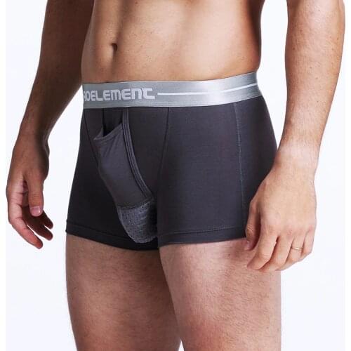 Breathable Mens Modal soft Mens Underwear boxershort Scrotum Care Capsule Function Youth Health Seoul convex separation Boxer